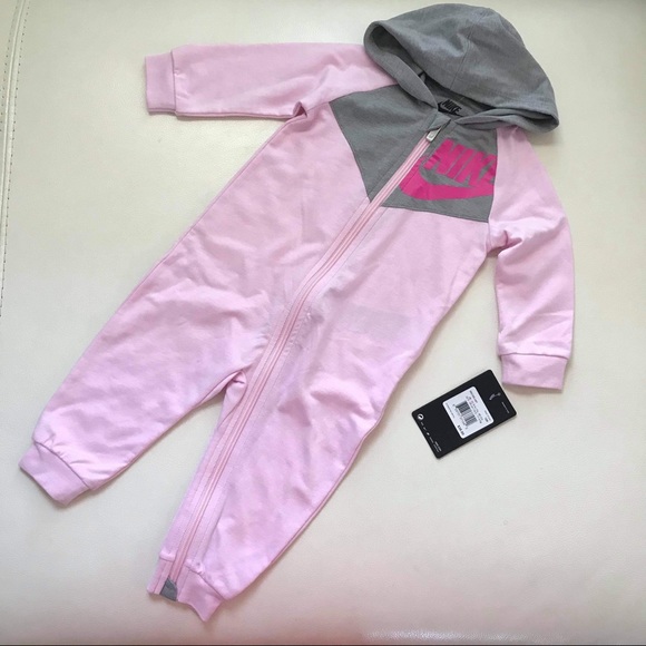 Nike Other - Nike baby girl pink cute bodysuit